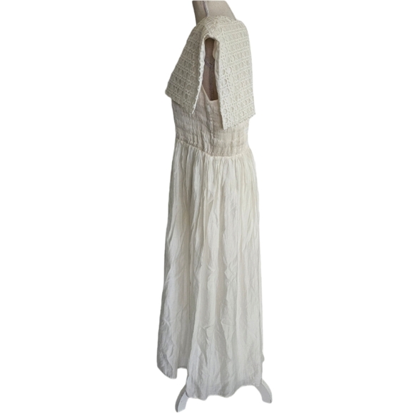 Antonio Melani x Jennifer Sumko "Alyssa" Shirred Bib Capelet Dress - Picture 9 of 15